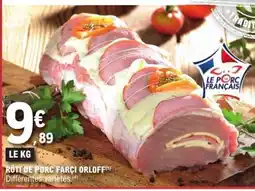 E.Leclerc RÔTI DE PORC FARCI ORLOFF offre