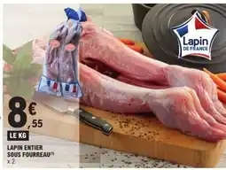 E.Leclerc LAPIN ENTIER SOUS FOURREAU offre