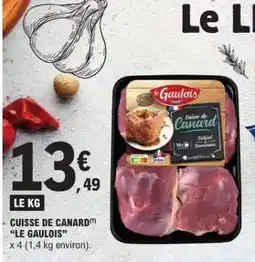 E.Leclerc CUISSE DE CANARD LE GAULOIS offre