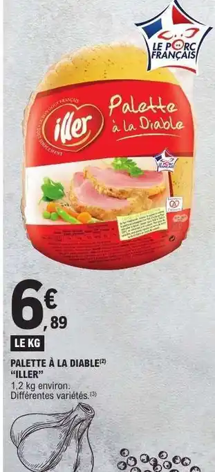 E.Leclerc PALETTE À LA DIABLE 'ILLER' offre