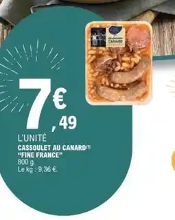 E.Leclerc Cassoulet au Canard offre