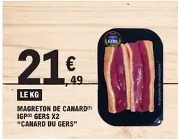 E.Leclerc MAGRETON DE CANARD IGP GERS X2 CANARD DU GERS offre