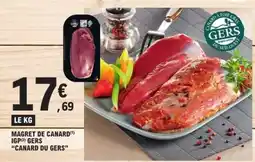 E.Leclerc MAGRET DE CANARD IGP GERS CANARD DU GERS offre