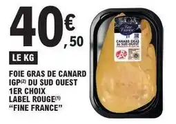 E.Leclerc Foie Gras de Canard IGP du Sud Ouest offre