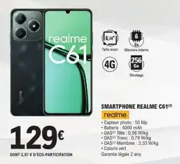 E.Leclerc SMARTPHONE REALME C61 offre