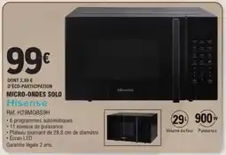 E.Leclerc Hisense Micro-ondes Solo offre