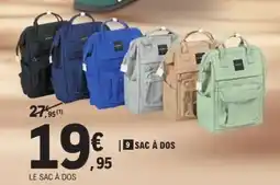 E.Leclerc Le sac à dos offre
