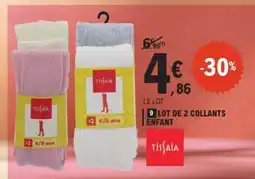 E.Leclerc LOT DE 2 COLLANTS ENFANT offre