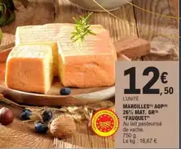 E.Leclerc Maroilles AOP Fauquet offre