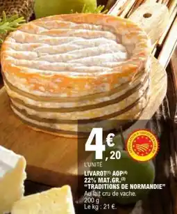 E.Leclerc Livarot AOP offre