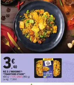E.Leclerc RIZ À L'INDIENNE TRADITIONS D'ASIE offre