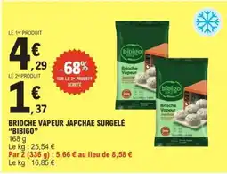 E.Leclerc BRIOCHE VAPEUR JAPCHAE SURGELÉ “BIBIGO” offre