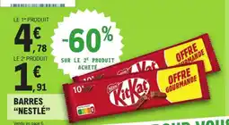 E.Leclerc Barres Nestlé offre