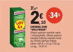 E.Leclerc CHEWING-GUM “HOLLYWOOD” offre
