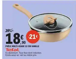 E.Leclerc POÊLE MULTI-USAGE 22 CM VANILLE offre