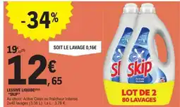 E.Leclerc LESSIVE LIQUIDE SKIP offre