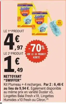 E.Leclerc NETTOYANT “SWIFFER” offre
