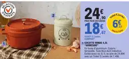 E.Leclerc COCOTTE RONDE 4,5L HOMESIDE offre