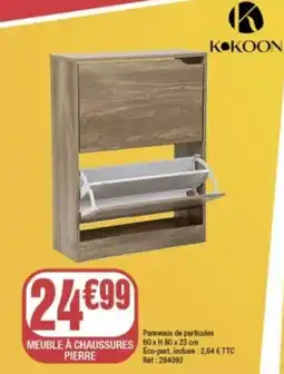 La Foir'Fouille Meuble à chaussures pierre offre