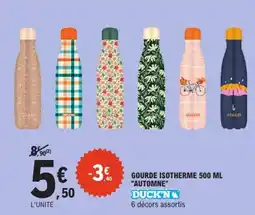 E.Leclerc Gourde isotherme "automne" offre