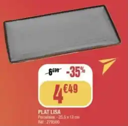 La Foir'Fouille Plat lisa offre