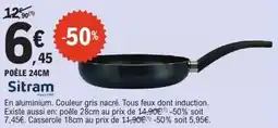 E.Leclerc SITRAM Poêle 24cm offre
