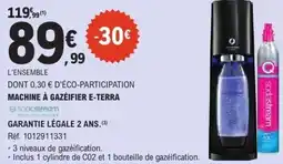 E.Leclerc Machine à gazéifier e-terra offre