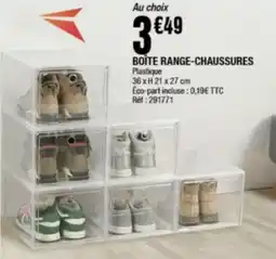 La Foir'Fouille Boîte range-chaussures offre