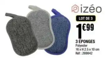La Foir'Fouille 3 éponges izéo offre