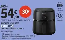 E.Leclerc PHILIPS Airfryer serie 1000 offre