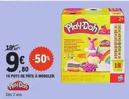 E.Leclerc PLAYDOH 18 pots de pâte à modeler offre