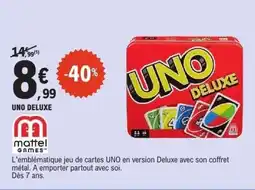 E.Leclerc UNO DELUXE offre