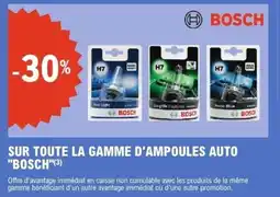 E.Leclerc BOSCH Sur toute la gamme d'ampoules auto offre