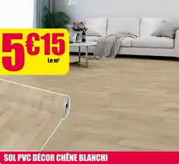 Décor Discount Sol pvc décor chêne blanchi offre