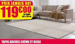 Décor Discount Tapis arches crème et beige offre