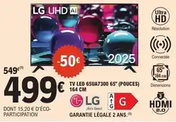 E.Leclerc LG Tv led 65ua7300 65" (pouces) 164 cm offre