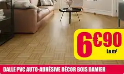 Décor Discount Dalle pvc auto-adhésive décor bois damier offre