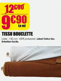 Décor Discount Tissu bouclette offre