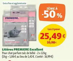 Maxi Zoo Litières premiere excellent offre