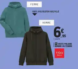 E.Leclerc TISSAIA Veste polaire homme ou femme offre