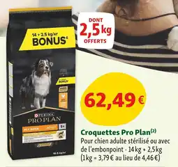 Maxi Zoo Croquettes pro plan offre