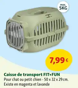 Maxi Zoo Caisse de transport fit+fun offre