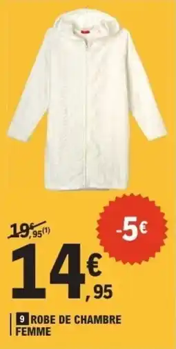 E.Leclerc Robe de chambre femme offre