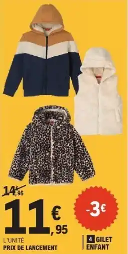 E.Leclerc Gilet enfant offre