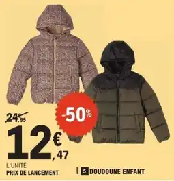 E.Leclerc Doudoune enfant offre