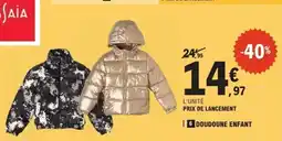 E.Leclerc Doudoune enfant offre