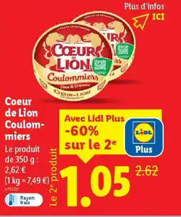 Lidl COEUR DE LION Coulommiers offre