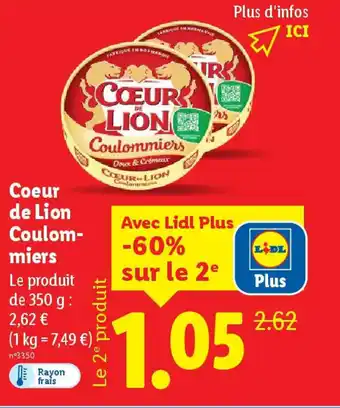 Lidl COEUR DE LION Coulommiers offre