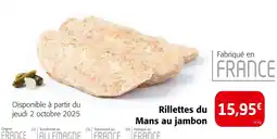 Colruyt Rillettes du Mans au jambon offre