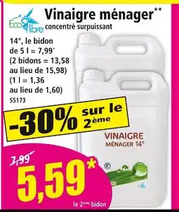 Norma Eco Libre Vinaigre ménager offre